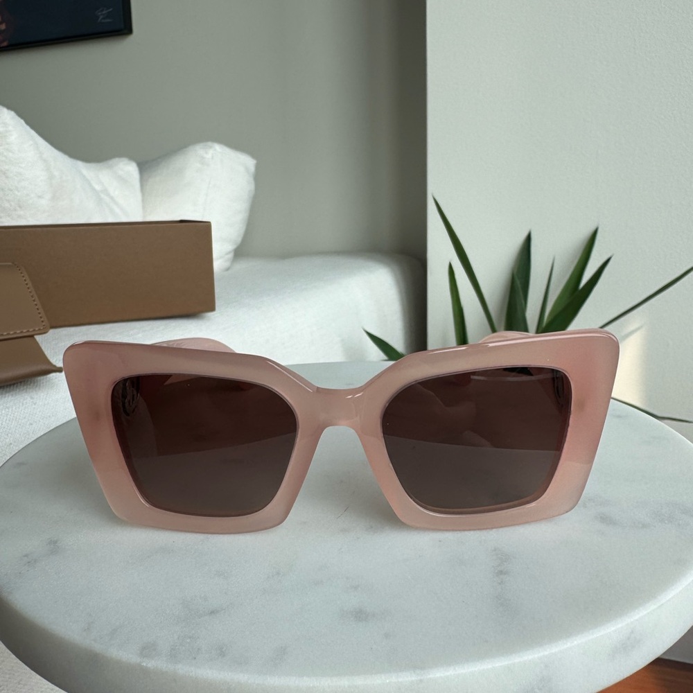 Burberry Blush Pink Square Sunglasses